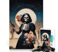Rompecabezas de Santa Muerte para Adolescentes, 1000 Piezas, fortalece la Memoria, pasatiempo Tranquilo, Regalo Festivo (38x52cm)