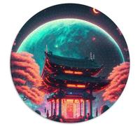 Rompecabezas de Santuario Shinto para Adultos, 1000 Piezas Rompecabezas desafiante, Actividad Familiar, decoración del hogar, Regalo navideño (67,5x67,5cm)