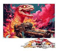 Rompecabezas de Serpiente de Arte Colorido de 1000 Piezas para Adultos, desafiante Rompecabezas, Juego para Adultos, Actividad interactiva Familiar, 50x75cm/19,68x29,52 Pulgadas