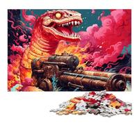 Rompecabezas de Serpiente de Arte Colorido de 1000 Piezas para Adultos, Rompecabezas desafiantes, Rompecabezas de Bricolaje desafiante para Adolescentes, 26x38cm/10,23x14,96 Pulgadas