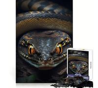Rompecabezas de Serpiente I difícil para Adultos, 1000 Piezas Mejora la Memoria, relaja la Mente, Bordes Afilados, Regalo Elegante (38x52cm)