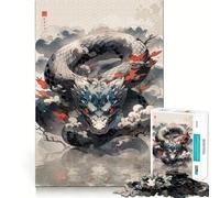 Rompecabezas de Serpientes para Adolescentes, 1000 Piezas, colección de Arte Recall Upgrade Calm Relax Clear Cut (50x75cm)