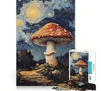Rompecabezas de Setas bajo una Noche Estrellada para Adolescentes, 1000 Piezas, Juguete Mental, diversión y Entretenimiento, Corte Premium, Regalo Original (38x52cm)