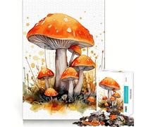 Rompecabezas de Setas en Acuarela para Adultos 1000 Piezas Juego de Memoria Cerebral Cortado con láser para un Ajuste Perfecto aliviar el estrés (50x75cm)