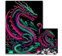 Rompecabezas de Shenlong Dragon Ball de 1000 Piezas para Adultos 14 Rompecabezas para Adolescentes coleccionistas decoración del hogar Regalo de Viaje 1000 Piezas (75 x 50 cm)