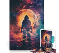 Rompecabezas de Siluetas de Galaxias Who 1000 Piezas Juego de concentración Mental Corte de precisión Bordes Suaves Juego para Construir Conexiones significativas (50x75cm)