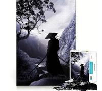 Rompecabezas de Siluetas de Guerreros para Adolescentes 1000 Piezas estimula la Mente Divertido de Corte Limpio componentes Resistentes Actividad para Compartir en Familia (38x26cm)