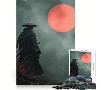 Rompecabezas de Siluetas de samuráis de 1000 Piezas para Adolescentes Juguete de razonamiento y Habilidad Divertido y Relajante Corte preciso Regalo Ideal (50x75cm)
