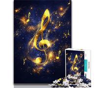 Rompecabezas de símbolos Musicales para Adolescentes 1000 Piezas para Adultos y Adolescentes Juguetes educativos Juegos Familiares Que fomentan el Amor en Pareja (50x75cm)