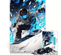 Rompecabezas de Snowboard para Adultos, 1000 Piezas, para Fortalecer la Memoria, Divertido, para armar, Coleccionable (50x75cm)