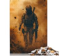 Rompecabezas de Soldado en una Nube de Polvo, Juegos Creativos, Rompecabezas de Cartón 100% Reciclado Adultos, 1000 Piezas (38 x 26 cm)