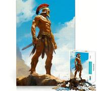 Rompecabezas de Soldados espartanos para Adultos, 1000 Piezas, Rompecabezas para ejercitar la Mente, pasatiempo para el hogar, Montaje de imágenes, Regalo Memorable 38x26cm