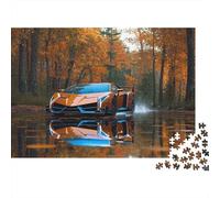 Rompecabezas de superdeportivos geniales. Un Juego único y Creativo Que es desafiante y Divertido. 300 Piezas (40x28cm).