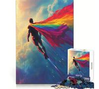 Rompecabezas de superhéroes arcoíris para Adultos, 1000 Piezas, Juego Inteligente, Divertido y Relajante, Ideal para armar, Regalo preciado (38x26cm)