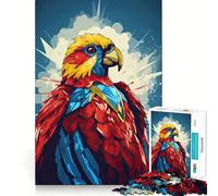 Rompecabezas de superhéroes con Loros para Adolescentes, 1000 Piezas, fortalece la Memoria, Alivia la tensión, Bordes Suaves, Sorpresa navideña (38x52cm)