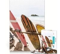 Rompecabezas de Tablas de Surf de 1000 Piezas para Adolescentes, Juguete cognitivo, Entretenimiento Suave, Montaje de Patrones, Pieza de Arte 38x26cm