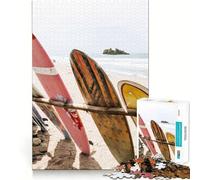 Rompecabezas de Tablas de Surf para Adolescentes, 1000 Piezas, Juguete de lógica, diversión Relajante, Bordes Suaves, Regalo de cumpleaños 50x75cm