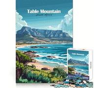 Rompecabezas de Table Mountain, Sudáfrica para Adolescentes, 1000 Piezas, Juguete de lógica, diversión Relajante, Bordes Suaves, Regalo de cumpleaños 50x75cm