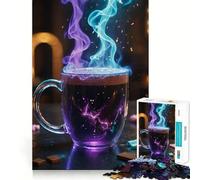 Rompecabezas de Taza mágica de Magos de 1000 Piezas Ejercicio Mental Divertido Piezas de Ajuste preciso Una Forma entretenida de Pasar el Tiempo Libre (38x52cm)