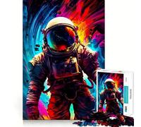 Rompecabezas de temática Espacial de 1000 Piezas para Adolescentes, Ideal para desarrollar la Memoria y Jugar en Interiores Diseño de Corte Fino Pide el Deseo de Papá Noel 38x26cm