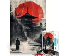 Rompecabezas de Templo japonés Antiguo para Adultos, 1000 Piezas, estimula la Memoria, Entretenimiento, precisión, Bonito Regalo (38x52cm)
