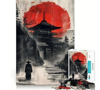 Rompecabezas de templos japoneses Antiguos para Adultos, 1000 Piezas, fortalece la Memoria, pasatiempo para el hogar, Bordes limpios, Regalo Elegante (38x26cm)