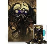 Rompecabezas de Terror Antiguo de 1000 Piezas,Divertido y Que estimula la concentración,con tecnología Avanzada de Corte láser,Ideal para Llevar de Viaje Juego Mental Perfecto como Regalo (38x52cm)