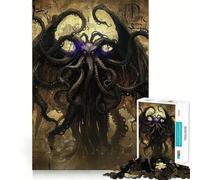 Rompecabezas de Terror Antiguo de 1000 Piezas para Adultos Ejercicio Mental Corte de precisión Bordes Lisos Actividad Relajante para Grupos en Interiores (38x26cm)