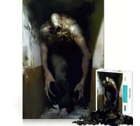 Rompecabezas de Terror Corporal con Monstruos silenciosos para Adolescentes, 1000 Piezas, Rompecabezas Mental, Divertido y Relajante, Arte para armar, Regalo Encantador 50x75cm