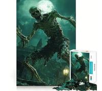 Rompecabezas de Terror para Adultos de 1000 Piezas,Juego Mental Divertido con tecnología Avanzada de Corte láser,desafío entretenido para el Tiempo de Espera (38x52cm)