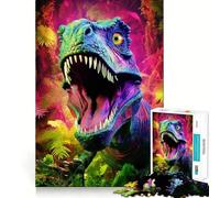 Rompecabezas de Terror psicodélico de 1000 Piezas para Adolescentes Juego Mental Juguete para el hogar Corte preciso (50x75cm)