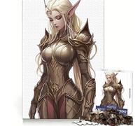 Rompecabezas de Tessia Eralith con Armadura, 1000 Piezas, para Adolescentes Mejora la Memoria Divertido y Relajante Bordes Afilados 38x26cm