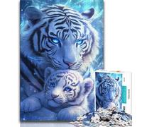 Rompecabezas de Tigre de fantasía para Adolescentes de 1000 Piezas Regalos para Adolescentes Juego Educativo y desafiante para Mujeres y Hombres (50x75cm)