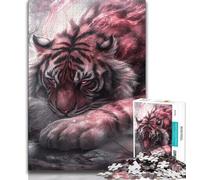 Rompecabezas de Tigre de fantasía para Adolescentes un Juego desafiante Ideal para Regalar a Toda la Familia (75x50cm)