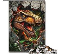 Rompecabezas de Tiranosaurio para Adultos, 2000 Piezas, para Mayores de 14 años, Juego de decoración de Pared, cumpleaños y Navidad 70x100cm