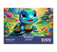 Rompecabezas de Tortuga Marina para Adultos y niños. 1000 Piezas, Juguete desafiante Casi Imposible, Juego Educativo, decoración para el hogar para Juegos educativos y Regalos, 70x50 cm/1000 pzas