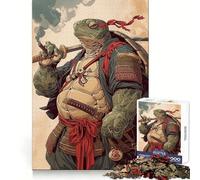 Rompecabezas de Tortuga samurái para Adultos, 1000 Piezas, para Fortalecer la Memoria, Divertido, de Calidad, Elegante, Regalo (50x75cm)