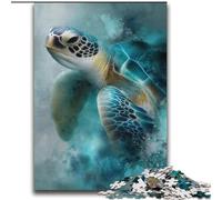 Rompecabezas de Tortugas de Acuarela para Adultos y Adolescentes, Juguetes educativos, Juegos antiestrés, Regalos de Amigo Invisible para niños a Partir de 14 años (70x100cm)