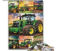 Rompecabezas de Tractor agrícola de 2000 Piezas para Adultos y Adolescentes Juegos educativos, decoración del hogar, (70x100cm)