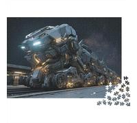 Rompecabezas de Tren con Paisaje. Extremadamente desafiante. Apto para Todas Las Edades y géneros. Fortalece los Lazos. Pasa el Tiempo. 500 Piezas (52x38cm).