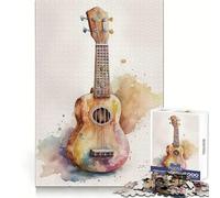 Rompecabezas de Ukelele de 1000 Piezas para Adultos Mejora la Memoria Tiempo Bien invertido Corte de Calidad (38x52cm)