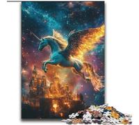 Rompecabezas de Unicornio del Universo para Adolescentes, 2000 Piezas, Juegos educativos, Juguetes de Bricolaje con póster a Juego y Hoja de Trivia para Mayores de 14 años (70x100cm)
