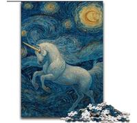 Rompecabezas de Unicornio Misterioso para Adultos y Adolescentes, 1000 Piezas, Juego desafiante y Familiar, colección de Artistas, Arte para Mayores de 14 años (26x38cm)