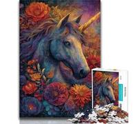 Rompecabezas de Unicornio para Adultos de 1000 Piezas para Adultos y Adolescentes, Entrena tu Cerebro y Tus Manos, Regalo para Amigos y Familiares, 50x75cm
