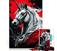 Rompecabezas de Unicornio Real de 1000 Piezas para Adultos Ayuda a Mejorar la Memoria y Alivia la ansiedad Diseño artístico para armar Regalo Ideal (38x26cm)