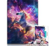 Rompecabezas de Unicornios en la Galaxia para Adultos, 1000 Piezas, Juguetes educativos, antiestrés, Apto para decoración de Escritorio, 50x75cm