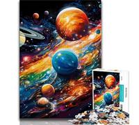 Rompecabezas de Universo Colorido para Adultos 1000 Piezas, Ayuda a ejercitar el Cerebro, Juguetes adictivos para Cultivar la Paciencia, una Obra de Arte de 50x75cm