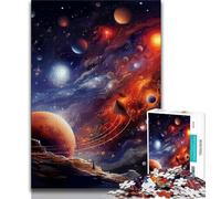 Rompecabezas de Universo Colorido para Adultos y Adolescentes, Ayuda a ejercitar el Cerebro, Juguetes adictivos para Cultivar la Paciencia, una Obra de Arte de 50x75cm