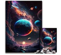 Rompecabezas de Universo extraño para Adultos,Rompecabezas imposibles de 1000 Piezas para Adultos,desafío Mental, Adolescentes y decoración del hogar,26x38cm/10,23x14,96 Pulgadas