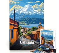 Rompecabezas de Ushuaia, Argentina, 1000 Piezas para Adolescentes Estimulación Cerebral Tiempo Libre Divertido Corte Premium Regalo Ideal (50x75cm)